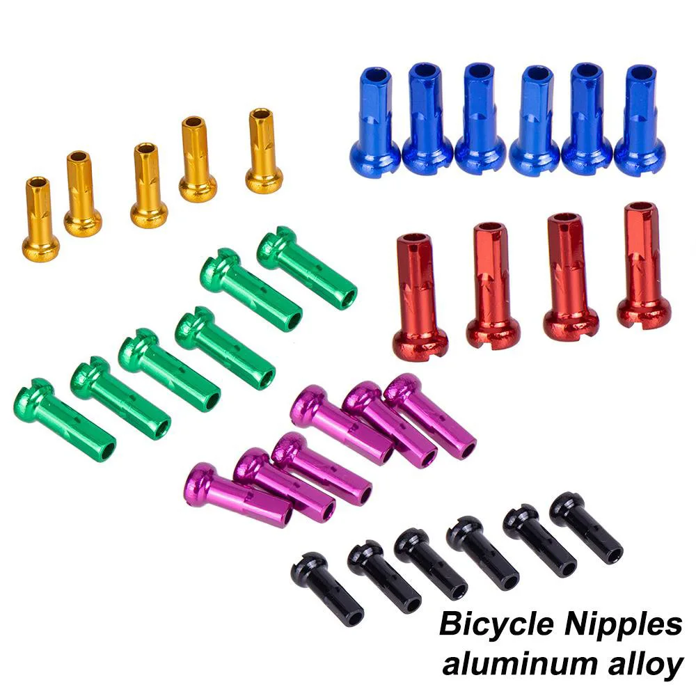 12pcs MTB Bike Road Bicycle Nipples 14G 2.0 14mm 2.0mm Ultralight High