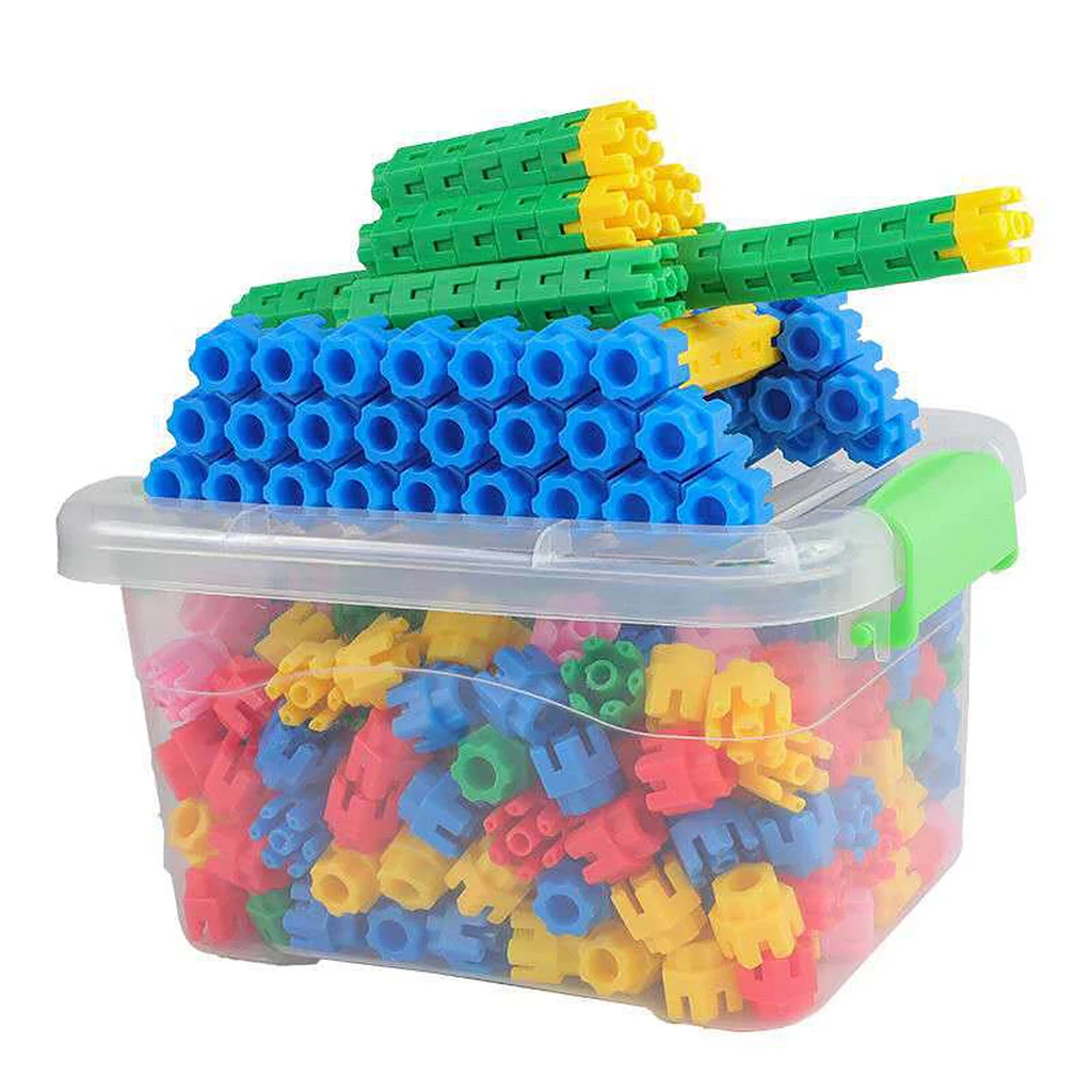 US $227.05 Hexagonal Plastic Toys 3D Concept Develop Intelligence for Boys and Girls