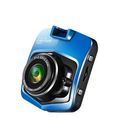 Синий/черный GT300 Мини Автомобильный видеорегистратор Dashcam Full HD 1080P цифровой видео регистратор рекордер авто видеорегистратор монитор обнаружения - Название цвета: Синий