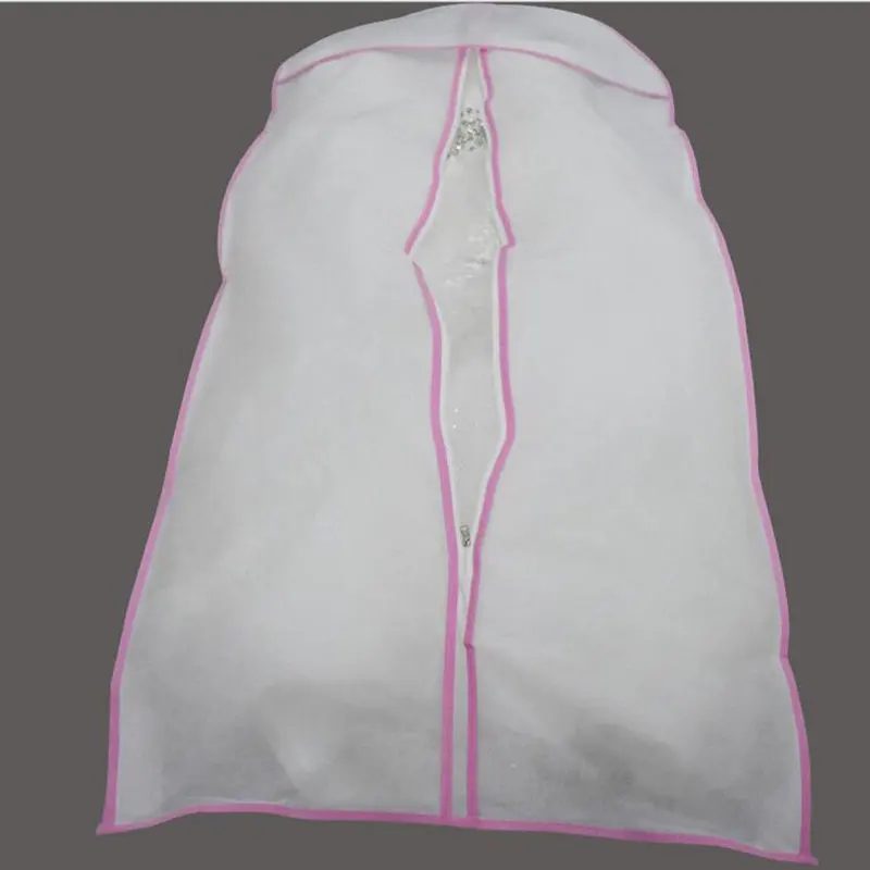 Свадебное платье халат одежда для хранения защитная сумка чехол белый водонепроницаемый пылезащитный чехол нетканый ремесло JD002