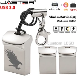 Jaster novo mini 3.0 usb flash drives 32gb 64gb capacidade real à prova dpendágua pendrive16gb tipo c presente logotipo personalizado