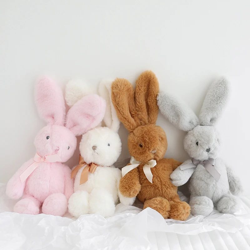 Girl Bunny Soft Plush Toy Rabbit Stuffed Animal Baby Kids Plush Doll Xmas Gift 