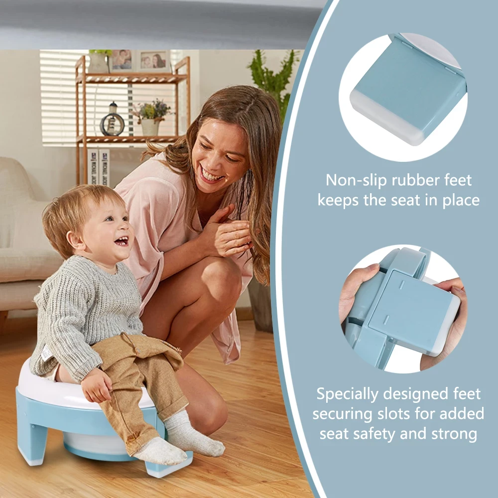 Tyry 胡ベビーポットポータブルシリコーンベビートイレトレーニングパンツシート 3 1 旅行便座で折りたたみブルーピンク子供トイレ Potties Aliexpress