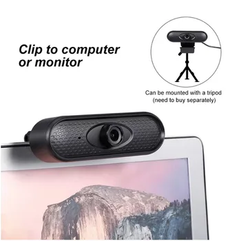 

Full HD 1080P Webcam Autofocus With Microphone USB Camera For PC Desktop Computer Laptop Mic Web Cam Work Home Video Meeting