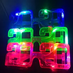 20 шт./лот светодиодный солнцезащитные очки 2020 светодиодный светильник для глаз сверкающие очки для вечеринки для рождественского бара KTV