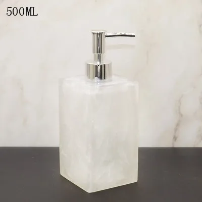 500 ML Смола дезинфицирующее средство для рук Бутылка для лосьона гель для душа шампунь Пресс бутылка для ванной комнаты портативная бутылка для мыла O002 - Цвет: 500 ML