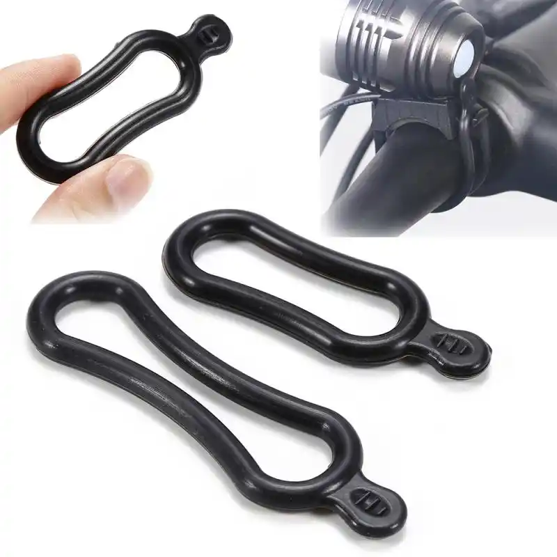 rubber bike light strap
