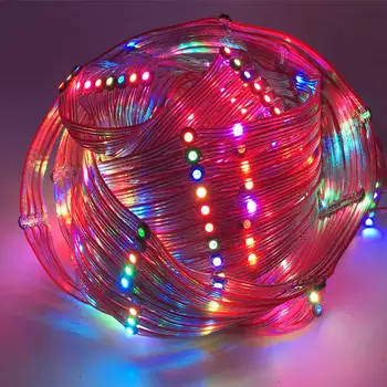 

50Leds String WS2812B Pixels RGB LED Module Heatsink Board Nodes Addressable Individually with Bluetooth Music Controller DC5V