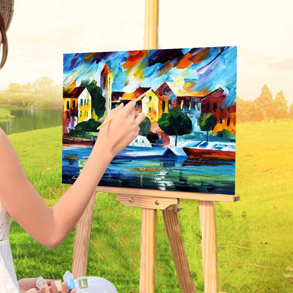 Oil Painting Style Cozumel Diy Paint By Numbers Set Oil Paints 50*70 Canvas Pictures Loft Wall