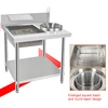 WK-800 Breading Table Commercial Stainless Steel Breading Table Fried Chicken Breading Machine Burger Shop Equipment 5