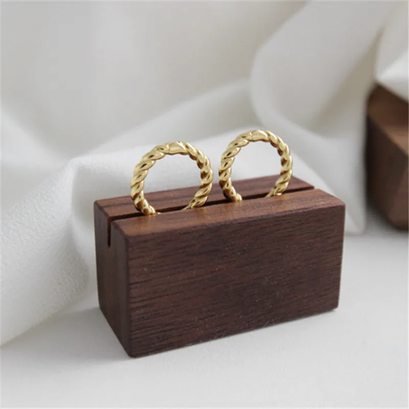 925 Sterling Silver Korean Version Simple Twisted Stud Earrings Women Fashion Temperament Wedding Party Jewelry Friendship Gift - Image 5