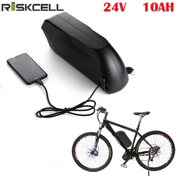 شراء24 فولت 10ah Tigershark النازل دراجة كهربائية بطارية ليثيوم أيون Accu سكوتر باتريا Ebike باتريا Bici Bafang Accu E الدراجة Akku