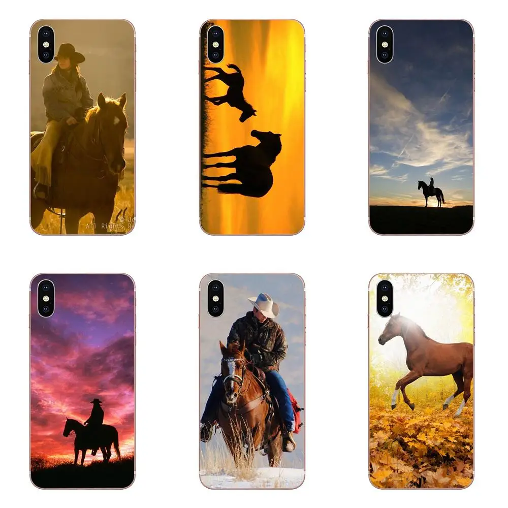 Coque Shell For Galaxy J1 J2 J3 J330 J4 J5 J6 J7 J730 J8 2015 2016 2017 2018 mini Pro Horse Silhouette On Mountain Range | Мобильные