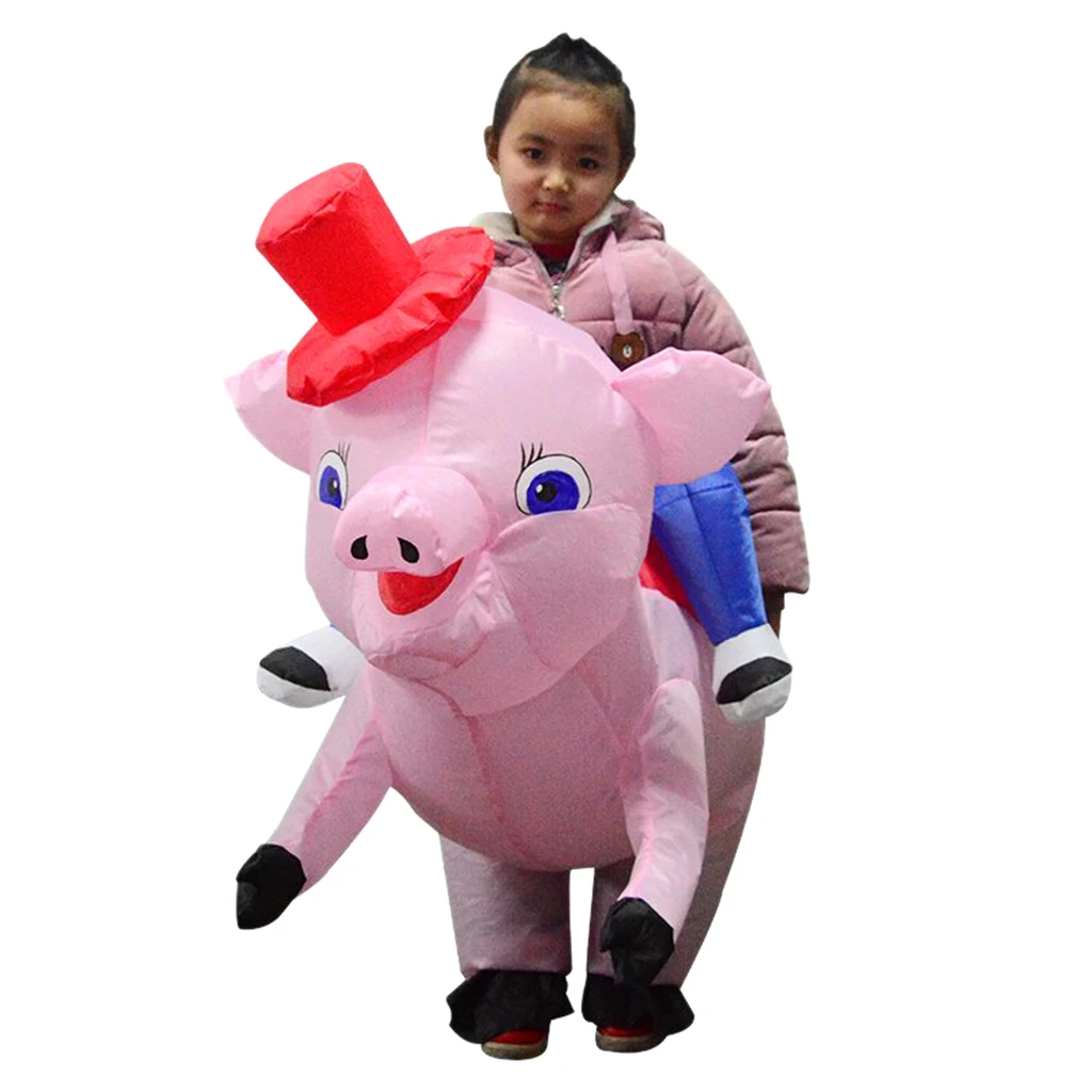 Piggy Inflatable Masquerade Jumpsuit Costume Christmas Party Fancy Dress
