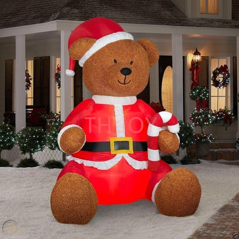santa bear inflatable