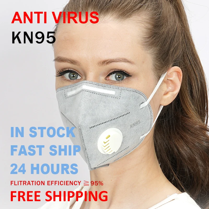 

Dropshipping Reusable KN95 mascarilla Respirator Anti Dust Masks Facial Kn95 mouth Face safety Protective Breathing Kn95 mask