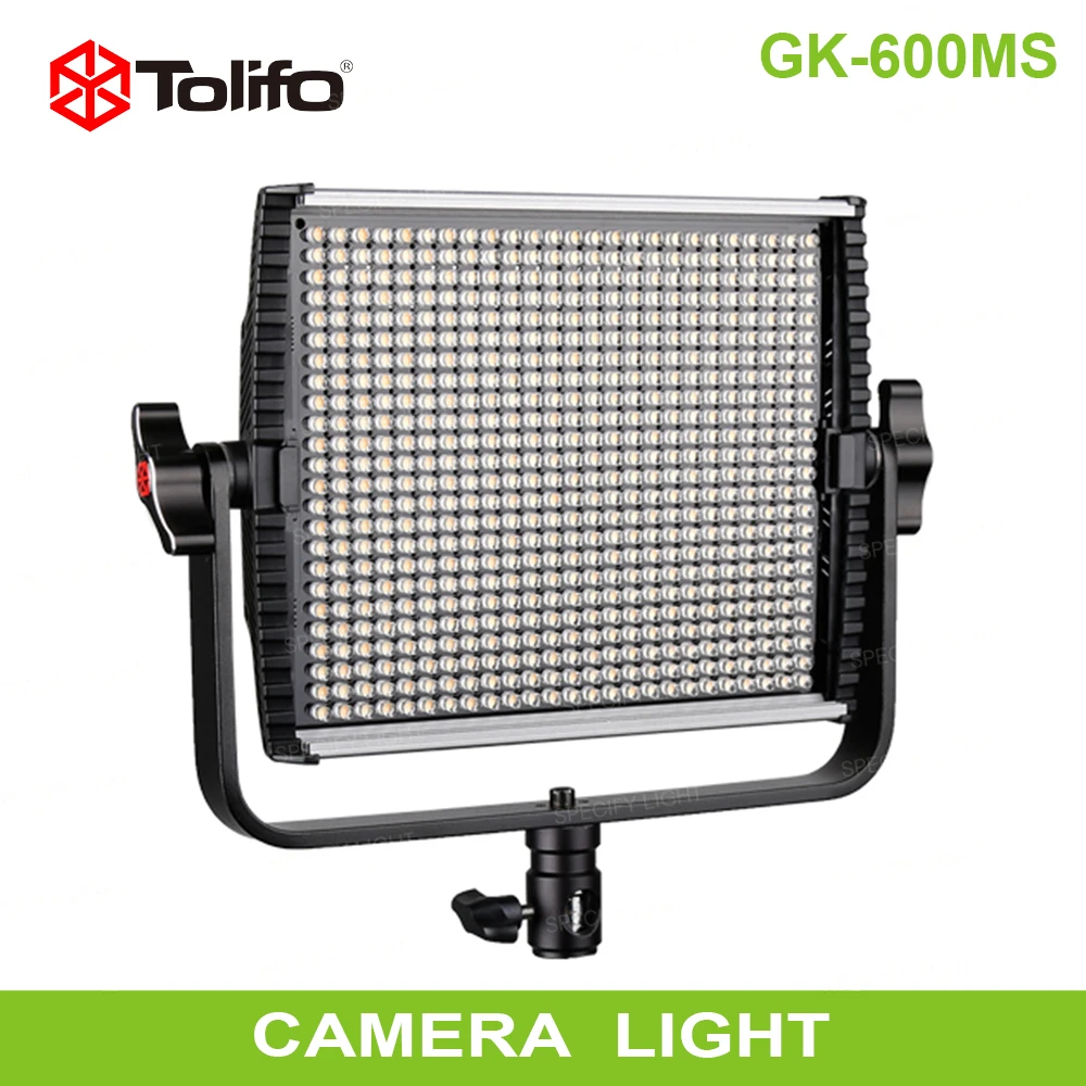 

36W Bi Color 600pcs LED Video Light Rechargeable Battery + DC Power Supply Stepless Dimmer Handle Wireless Studio Light Filling