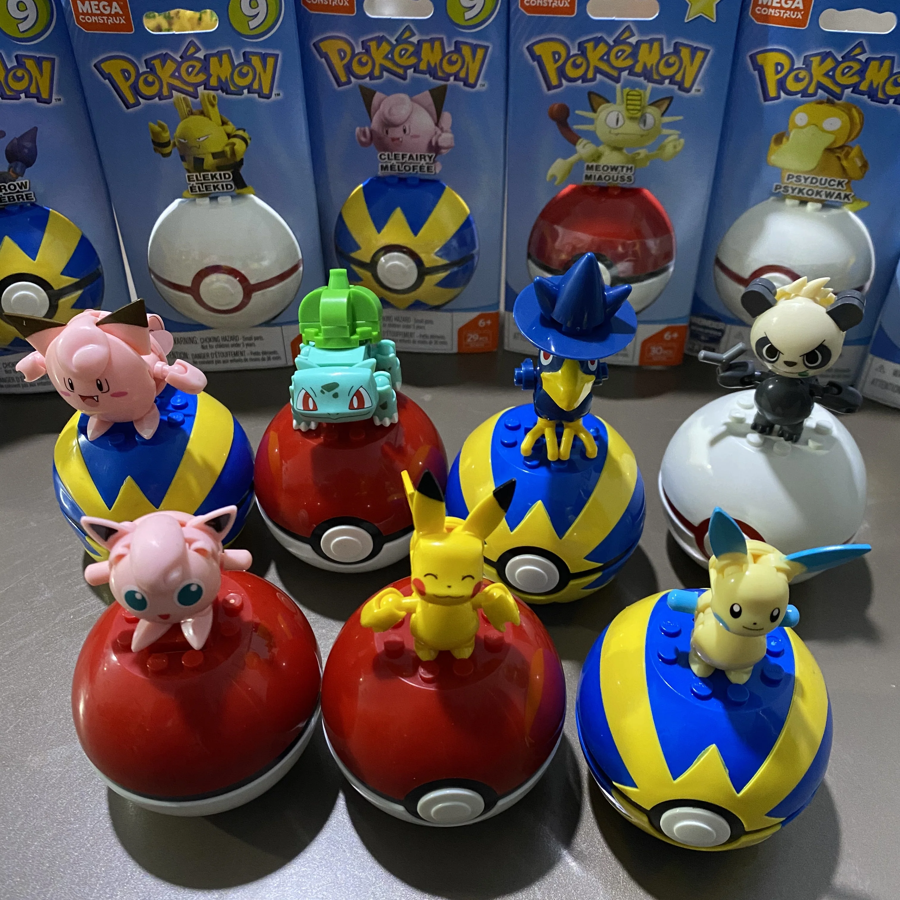 Conjunto de brinquedos pokemon, boneco de anime pikachu eevee psicopato