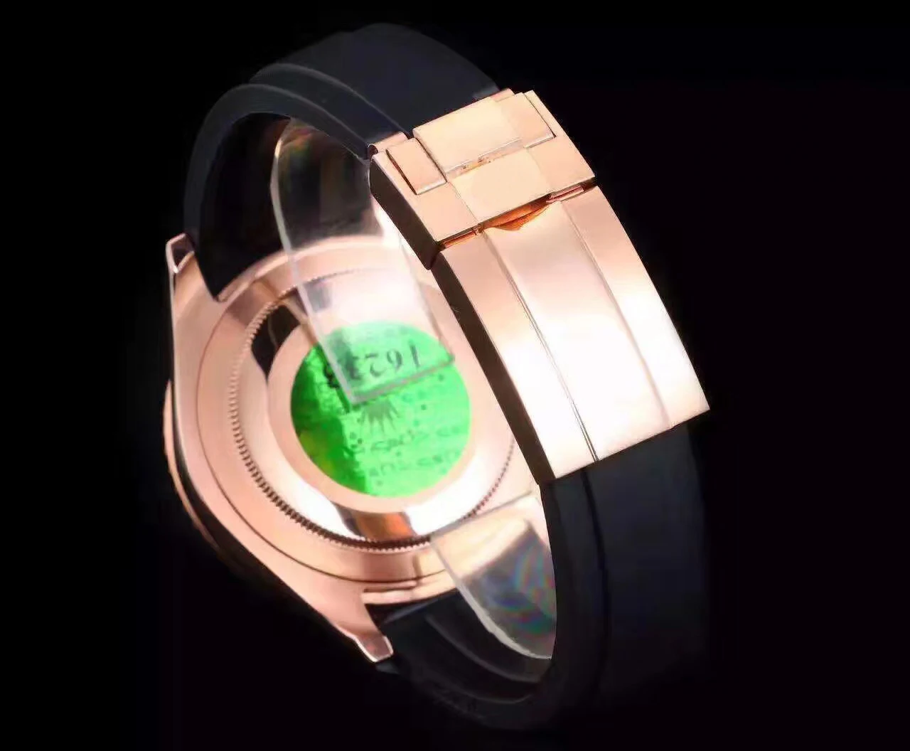 Элитный бренд черный резиновый розовое цвета: золотистый, серебристый Керамика ободок Для мужчин часы сапфировое стекло, автоматические механические часы спортивные часы AAA