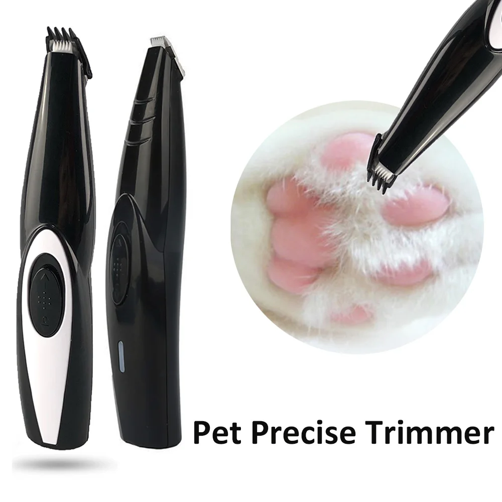 2,0 Версия, точный триммер для домашних животных, для ухода за собачьей шерстью, местная бритва, USB Перезаряжаемый триммер для кошек, Машинка для ухода за ушами, глазами и ногами