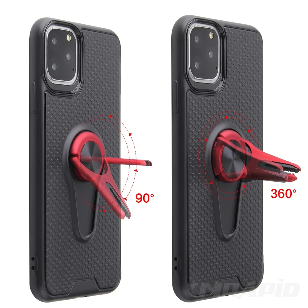 

For iPhone 11Pro Max 11 Pro Cases Automobile air outlet bracket shell For iPhone XS Max XR X 6S 6 7 8 Plus Cases Caque