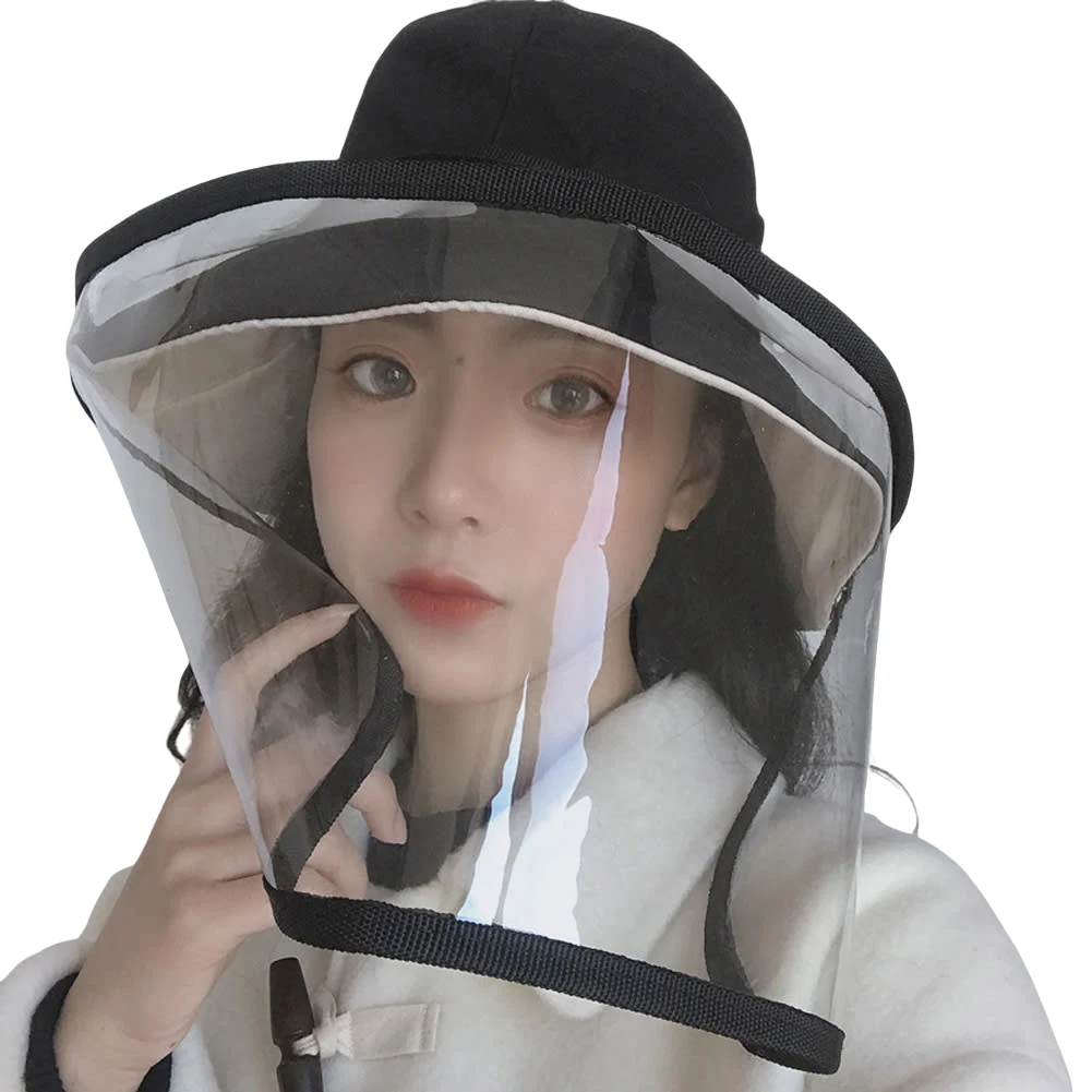 

2020 Protective Anti-spitting Anti Dust Hat Dustproof Cover Peaked Cap Hat Outdoor Fisherman for Adult Women
