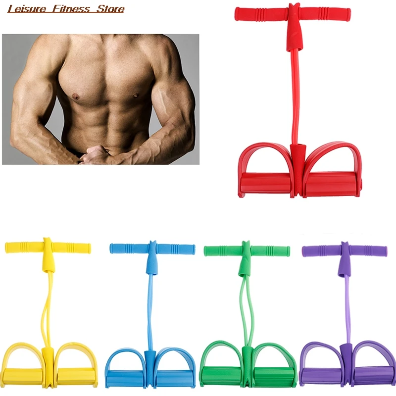 Fitness Resistance Bands Yoga Workout Bands Rubber Pedal Exercise Bands Pull Rope Training For Men Women Fitness Equipment