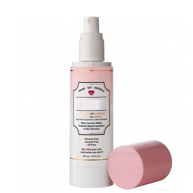 

Face Makeup Hangover Primer Setting Spary set 3in1 Hangover 120ML makeup Poreless Primed & Peachy 40ml Face Concealer