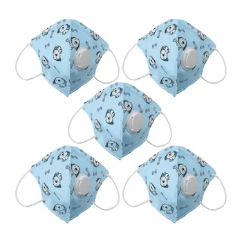 

Kids Fashion Face Mouth Cover Washable And Reusable Children's Mask Breathable Cotton Fog And Haze Three Dimensional Face Mask