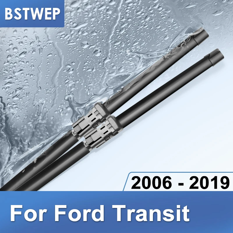 BSTWEP гибридные щетки стеклоочистителя для Ford Transit Fit push button/Hook Arms 2006 2009 2010 2011 2012 2013