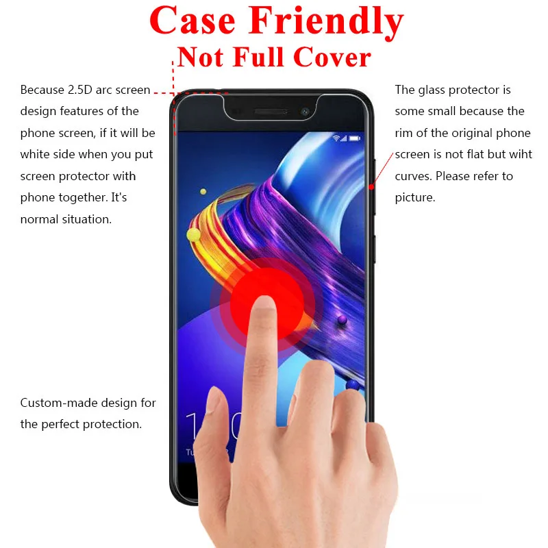Защитное стекло на honor 6a 6c Pro закаленное для Honer 6 A C защита экрана C6 Huawei Armor A6 Honor6a Nonor