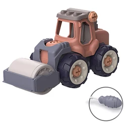 Camion compacteur pour bébé, jouet créatif, minuteur, chargement et déchargement de voiture, en plastique, bricolage, assemblage, voiture d'ingénierie, ensemble de jouets pour enfants 