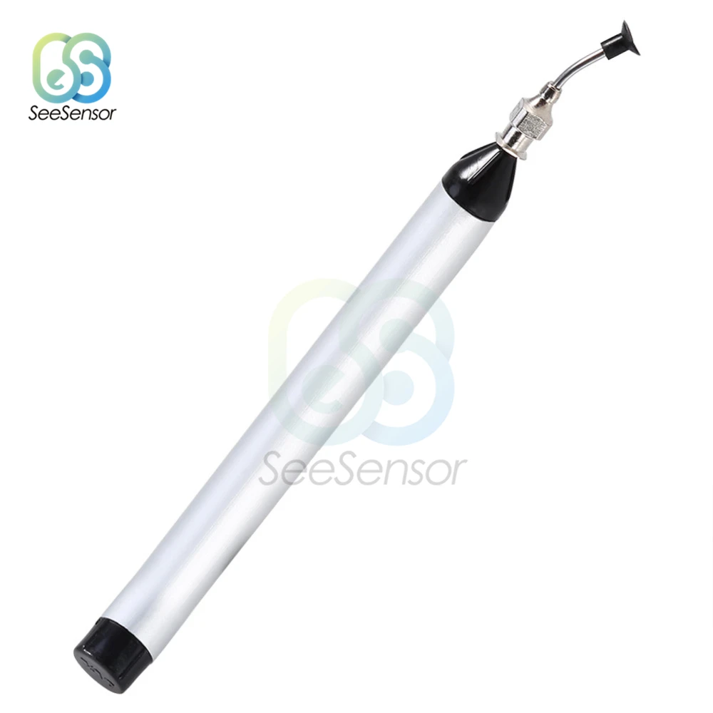 aluminum welding wire IC SMD Vacuum Sucking Suction Pen Remover Sucker Pump IC SMD Tweezer Pick Up Tool Solder Desoldering with 3 Suction Headers flux core