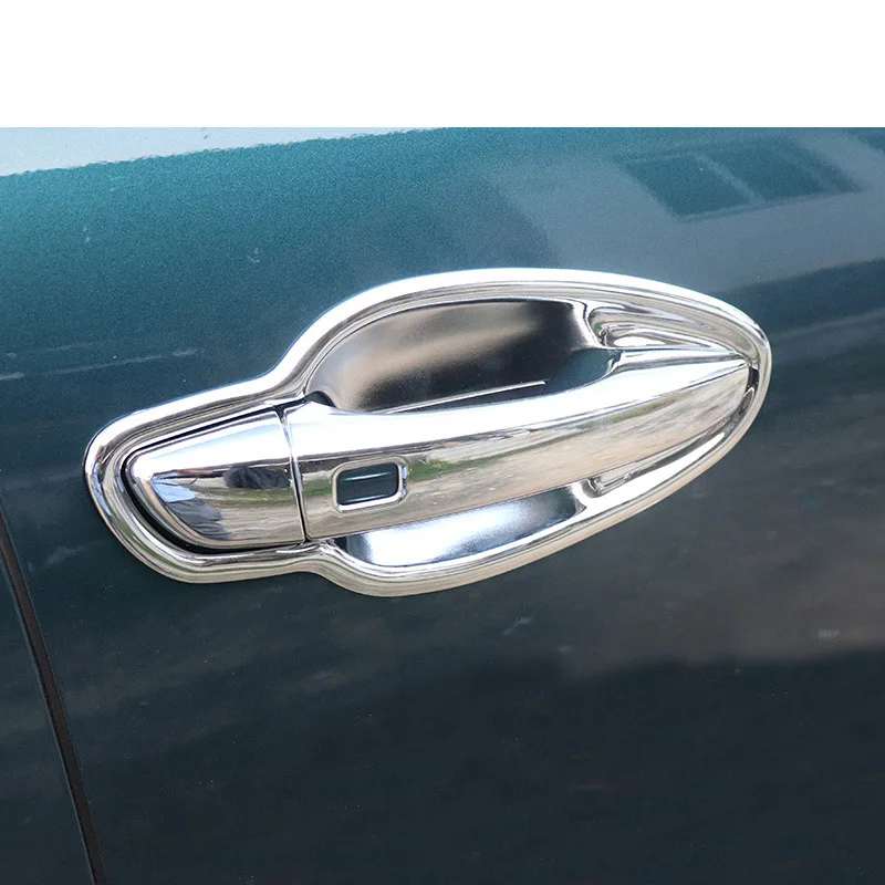 2017 Abs Автомобильная дверная ручка дверная чаша рамка планки для Peugeot 3008 5008 2019 2020 аксессуары хромированный Стайлинг Авто Стайлинг автомобиля