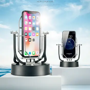 

Creative Automatic Shake Swing Dual Phone Wiggler Record Step Artifact WeChat Motion Step Counter with USB Cable Home Decoration