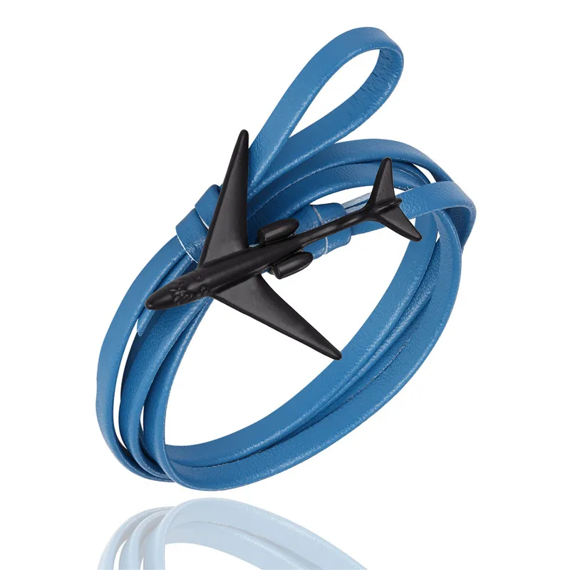 MKENDN модный многослойный амулет кожаный браслет с якорем для мужчин и женщин в морском стиле с металлическими спортивными крючками