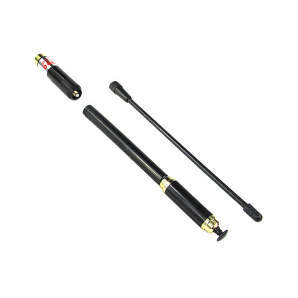 Antena telescópica de alta ganancia, SMA-M AL800 UHF/VHF para Yaesu VX7R VX8R VX150 ZT2R +