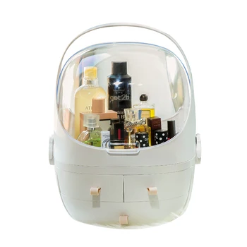 

Fashion New Makeup Organizer Large Capacity Waterproof Dustproof Bathroom Cosmetic Storage Box jewelry Beauty drawer Desktop