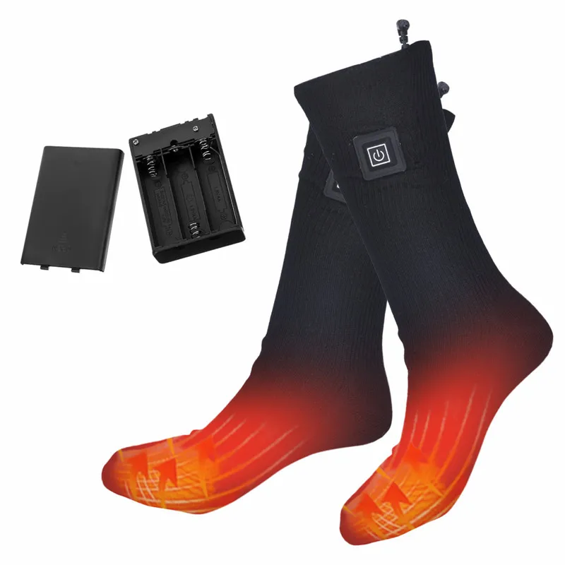 30 50°heated Socks Men Women Adjustable Battery Sock For Cold Feet