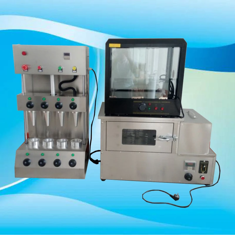Hot Selling Commercial Pizza Cone Machine Pizza Oven Machine And Display case is simple and convenient