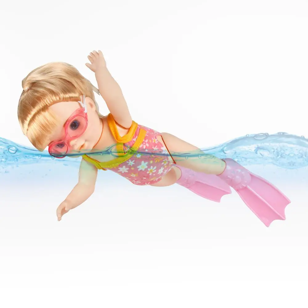 33 см Водонепроницаемая гимнастическая кукла для плавания, детская игрушка для девочек, Электрический шарнир, подвижный плавательный бассейн, водные образовательные куклы, Подарочная игрушка для детей