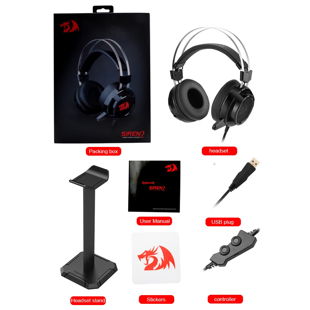 Redragon H301 SIREN 2 gaming Headphone 