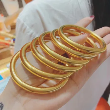 

Fashionable stainless steel Simple Rose Gold Fashion Luxury Bracelets Grind Frosted Bracelets For Women Couple Jewelry