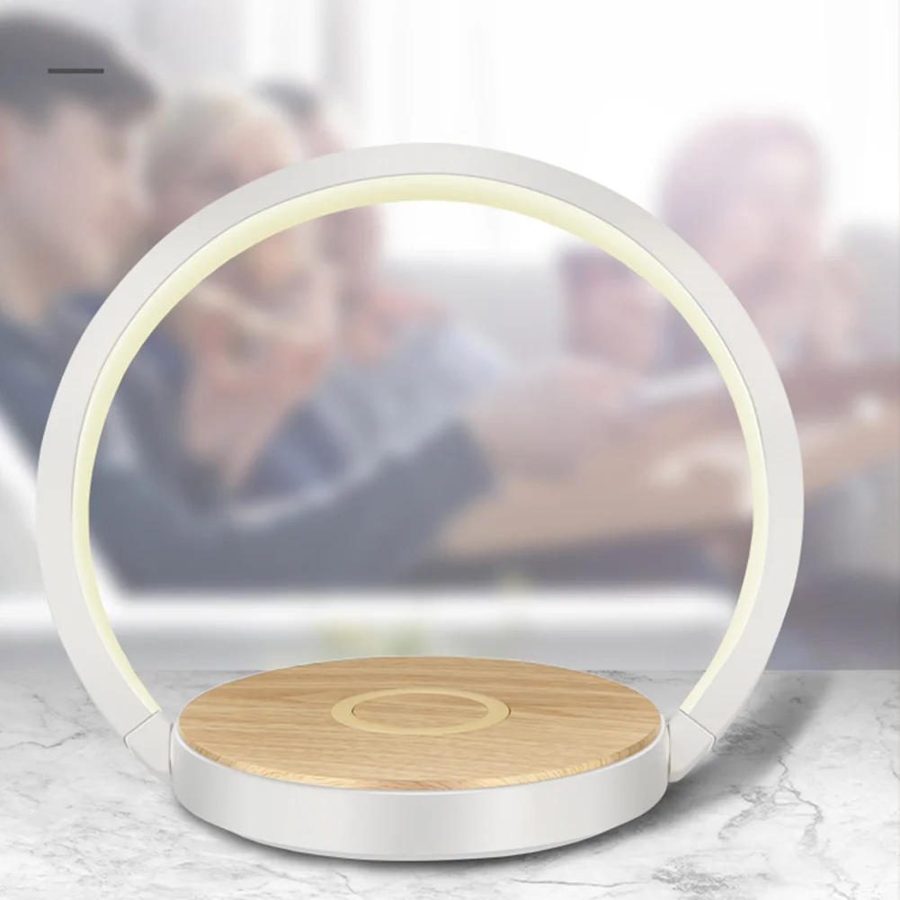 

Folding Bedside LED Night Light with 10W Wireless Charger Fast Charging Bed Light GQ999