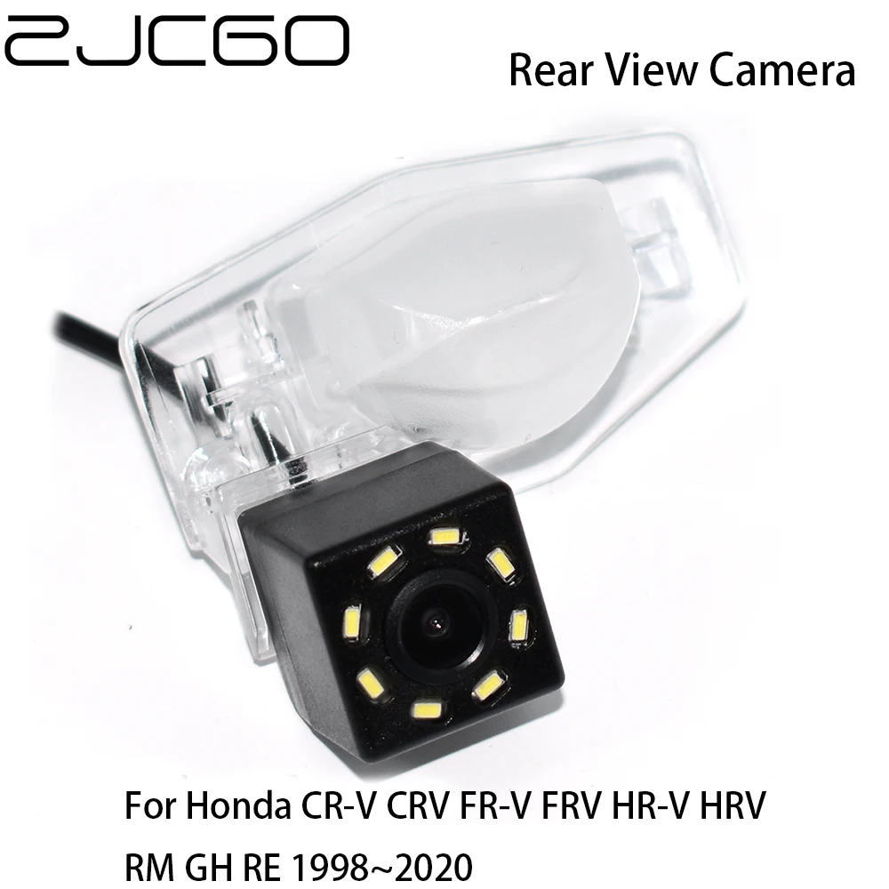 

ZJCGO HD CCD Car Rear View Reverse Back Up Parking Night Vision Camera For Honda CR-V CRV FR-V FRV HR-V HRV RM GH RE 1998~2020