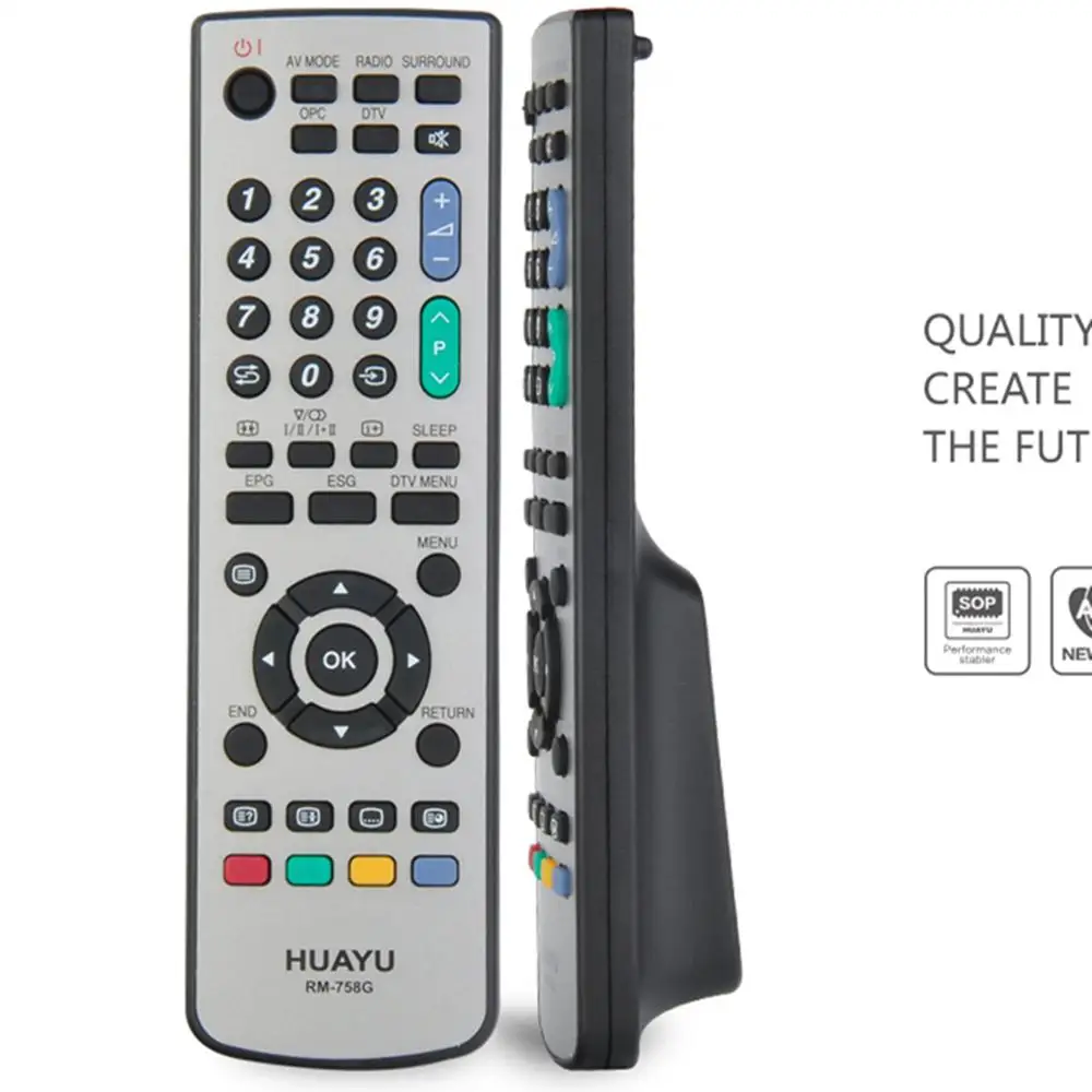

758 GA574WJSA TV Remote Control for Sharp TV LC46X8E LC46LE705E LC46LU700E LC32LU705E LC32LX700E LC32LX705E LC37B20E LC42WD1