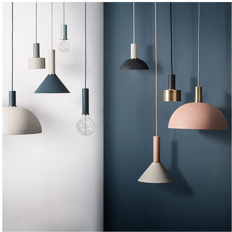 

Denmark Designer Chandelier Nordic Restaurant Light Macarons Modern Minimalist Bar Counter INS-Style Bedroom Bedside Chandelier