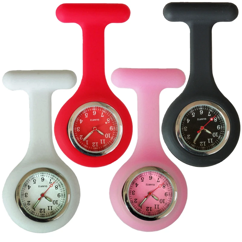 Watches Clock Doctor Medical Personal Nurse FOB Women Hospital Ladies New Rubber Colorful-Design