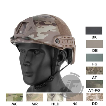 

Emerson Tactical Fast Helmet Bump MICH Ballistic MH Simple Type Shooting Hunting Helmet w/ NVG Shroud+Side Rail