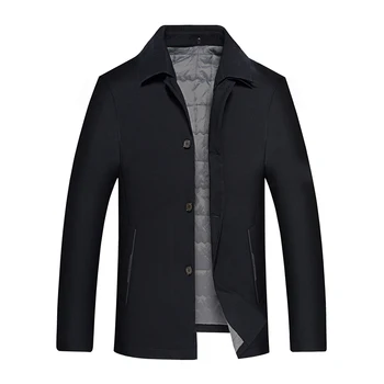 

2019 NEW Autumn winter New Jacket fashion trend Casual thickened warm cotton-padded clothes Slim coats plus size Warm Jacket